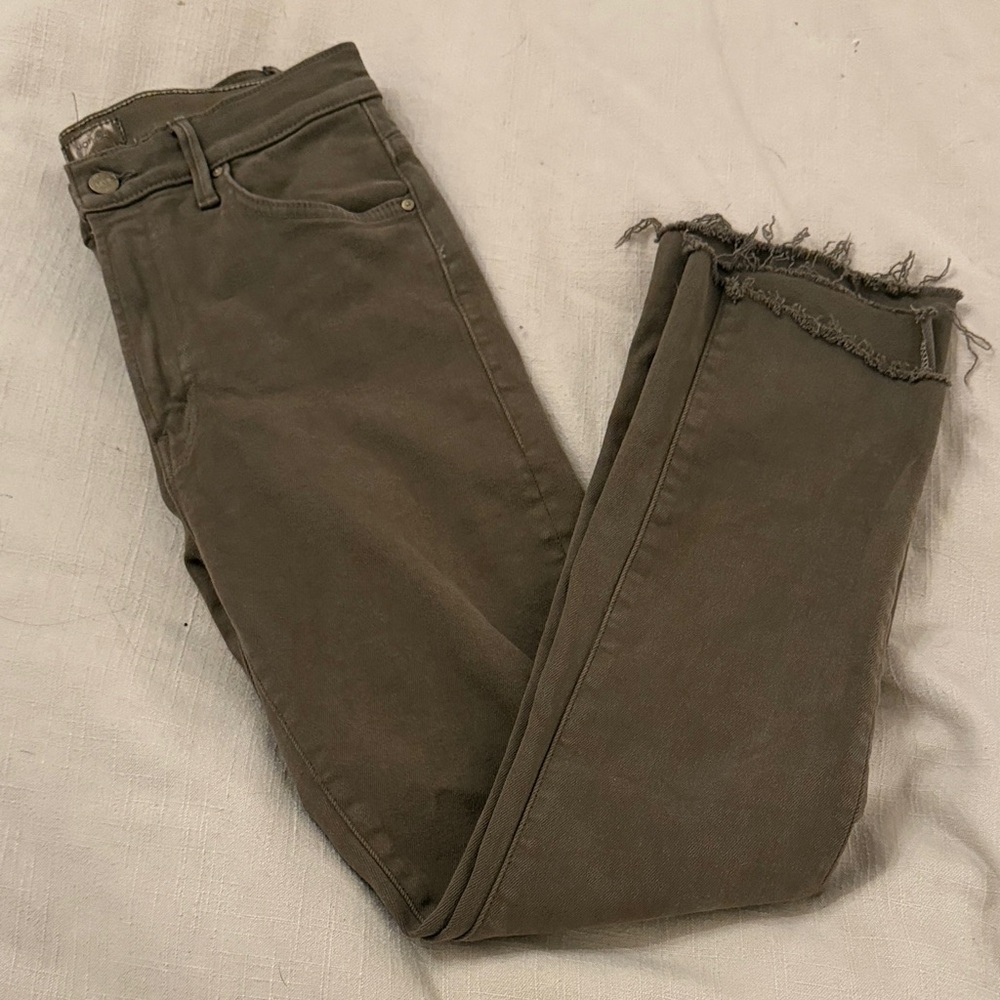 MOTHER Rascal Ankle Fray Jeans